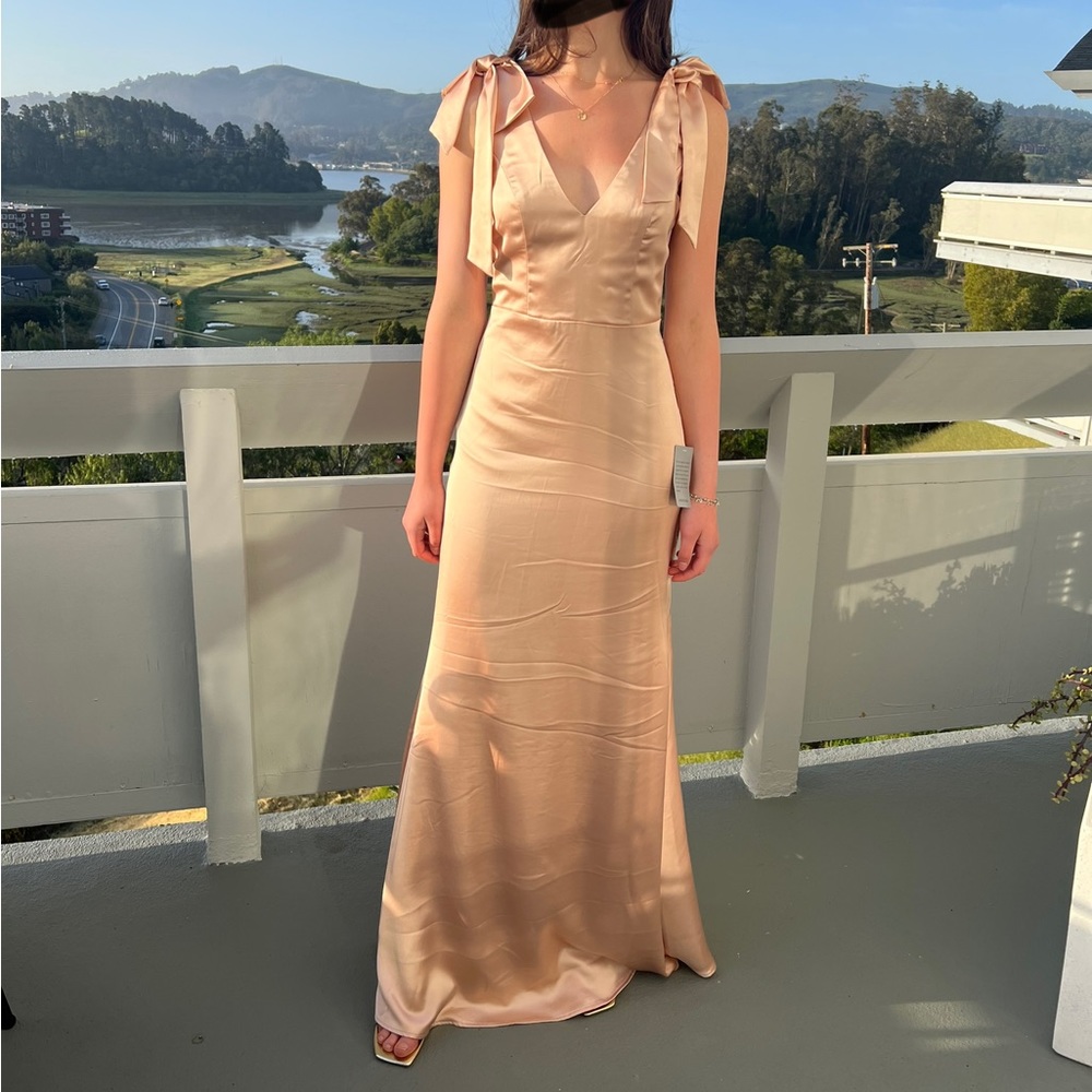 Maxi Silk Dress - Prom, Wedding, Event, Going out